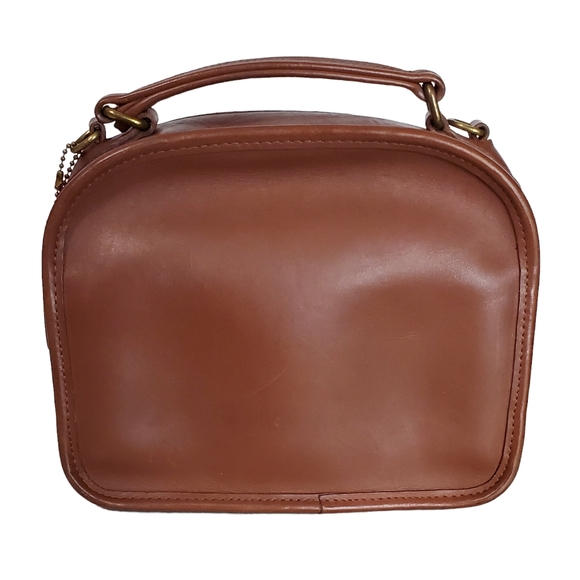 Vintage coach G6C-9991 leather lunch bag shoulder bag handbag brown - Picture 7 of 16